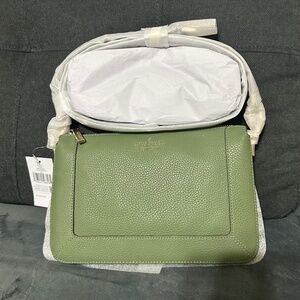 New Kate Spade Lena Romaine (300) Y32 Double Compartment Crossbody Bag.